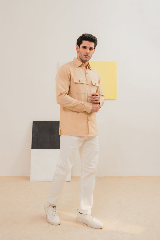 Beige Shirt