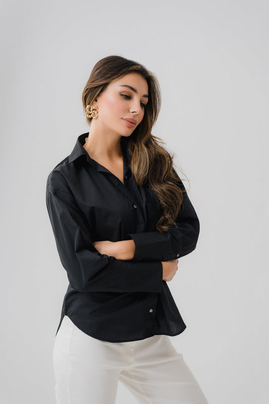 Black Full Sleeves Shirt