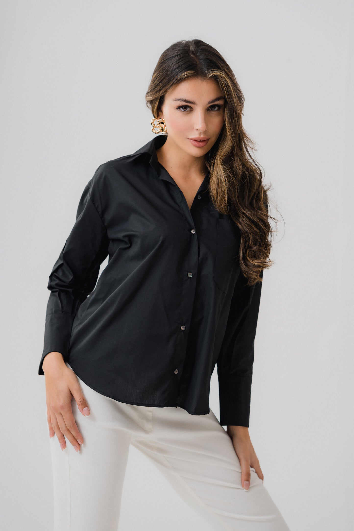 Black Full Sleeves Shirt