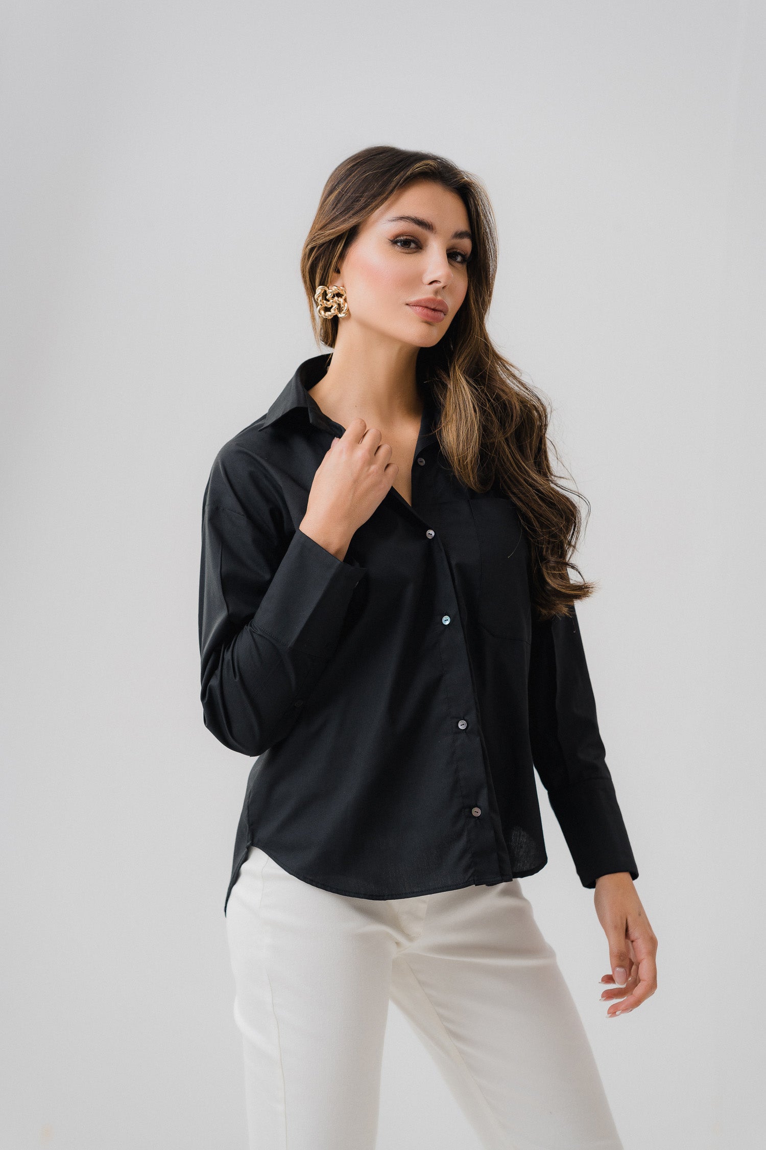 Black Full Sleeves Shirt