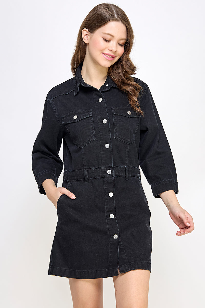 Kayla Denim Dress