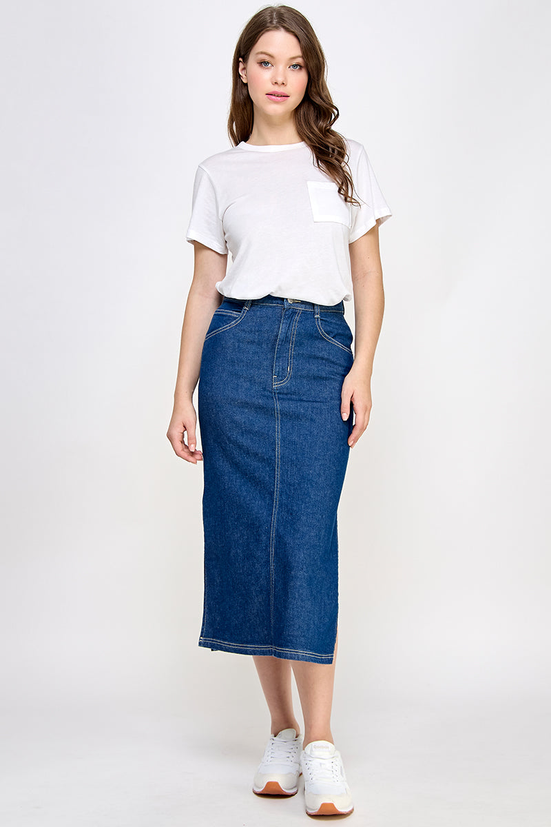 Natalie Denim Skirt