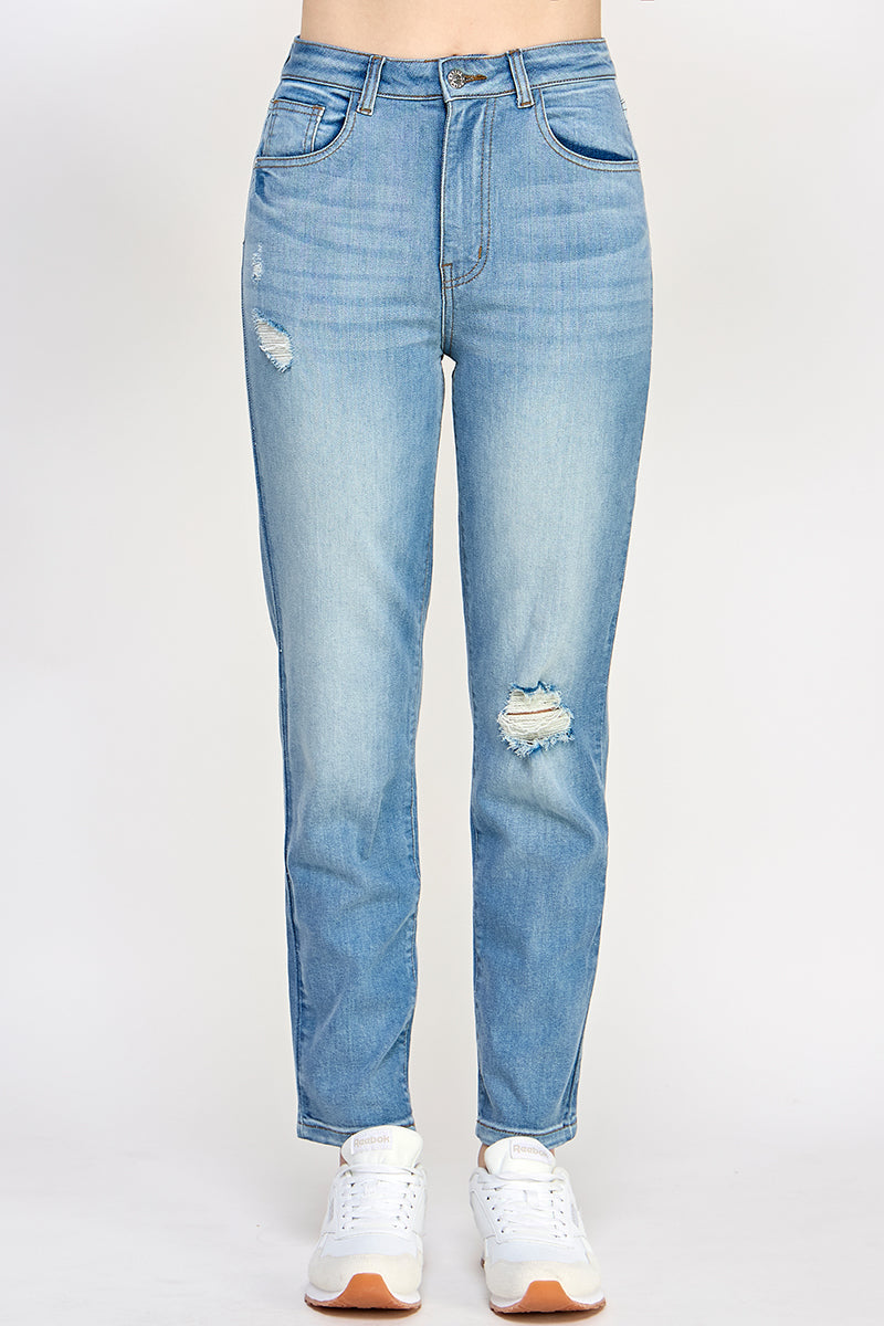 Mid-Blue Denim Jeans