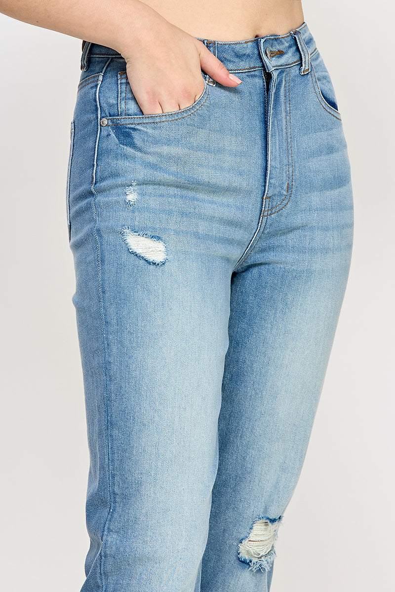 Mid-Blue Denim Jeans