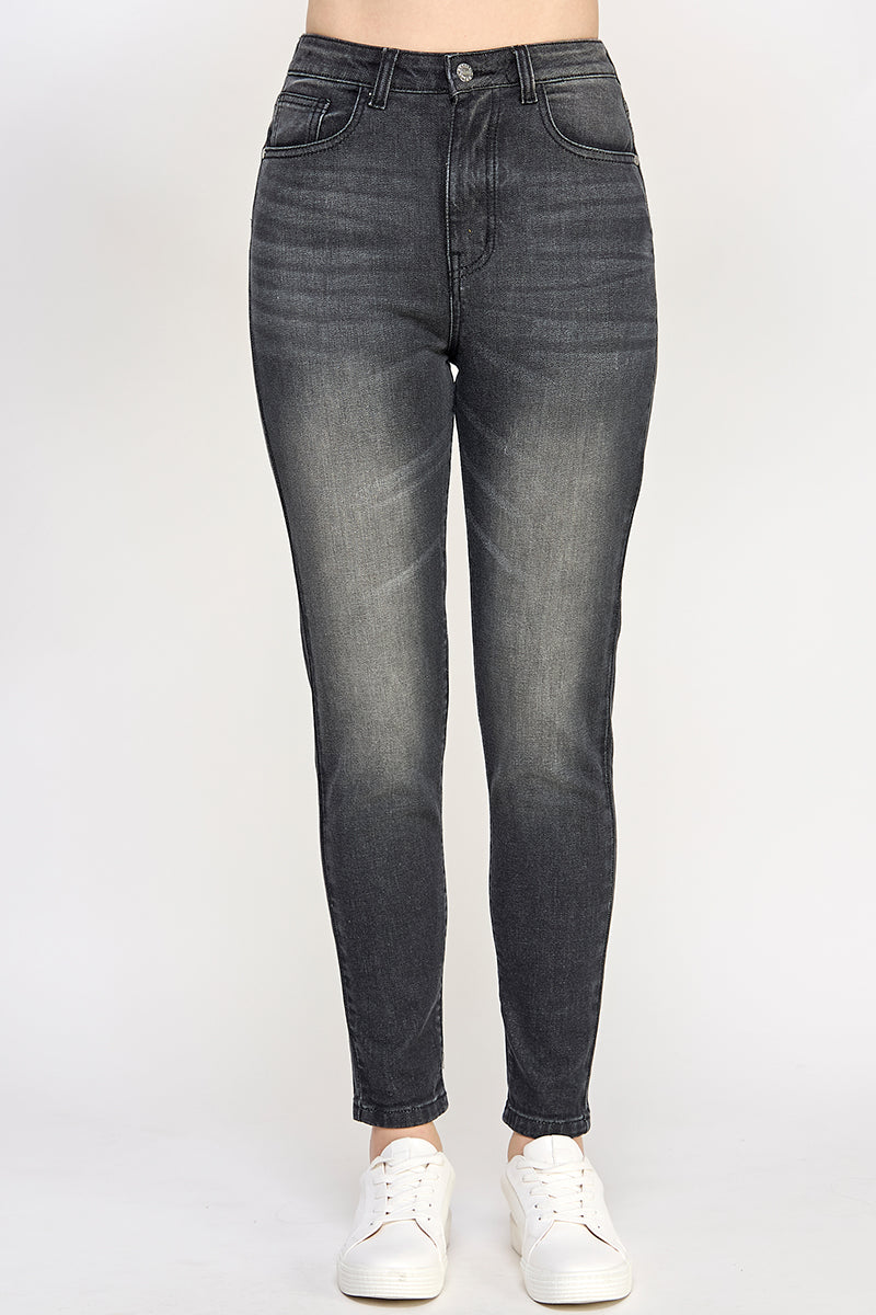 Faded Black Skinny Jeans