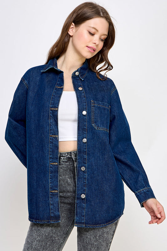 Indigo Denim Shirt