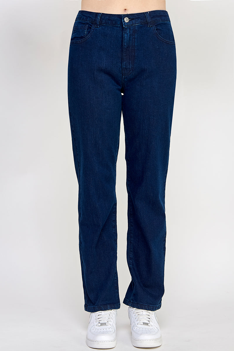 Indigo Blue Straight Jeans