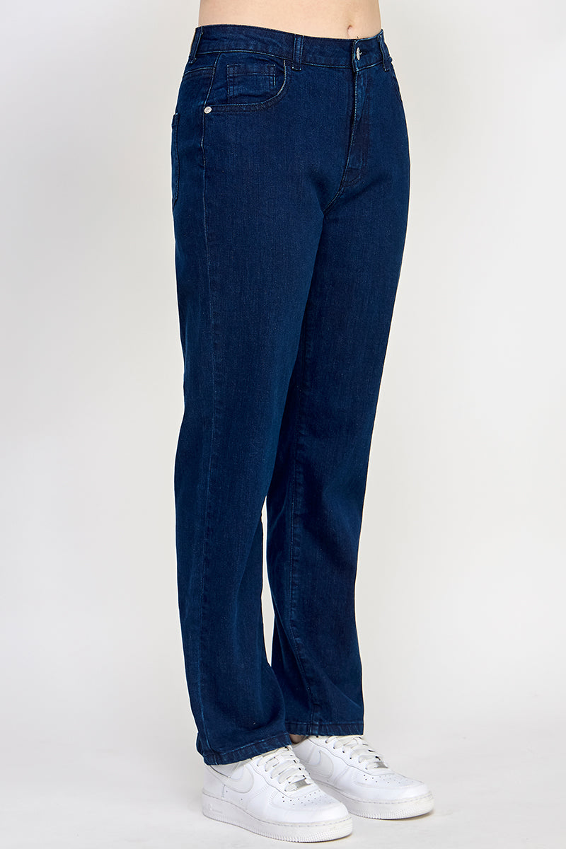 Indigo Blue Straight Jeans