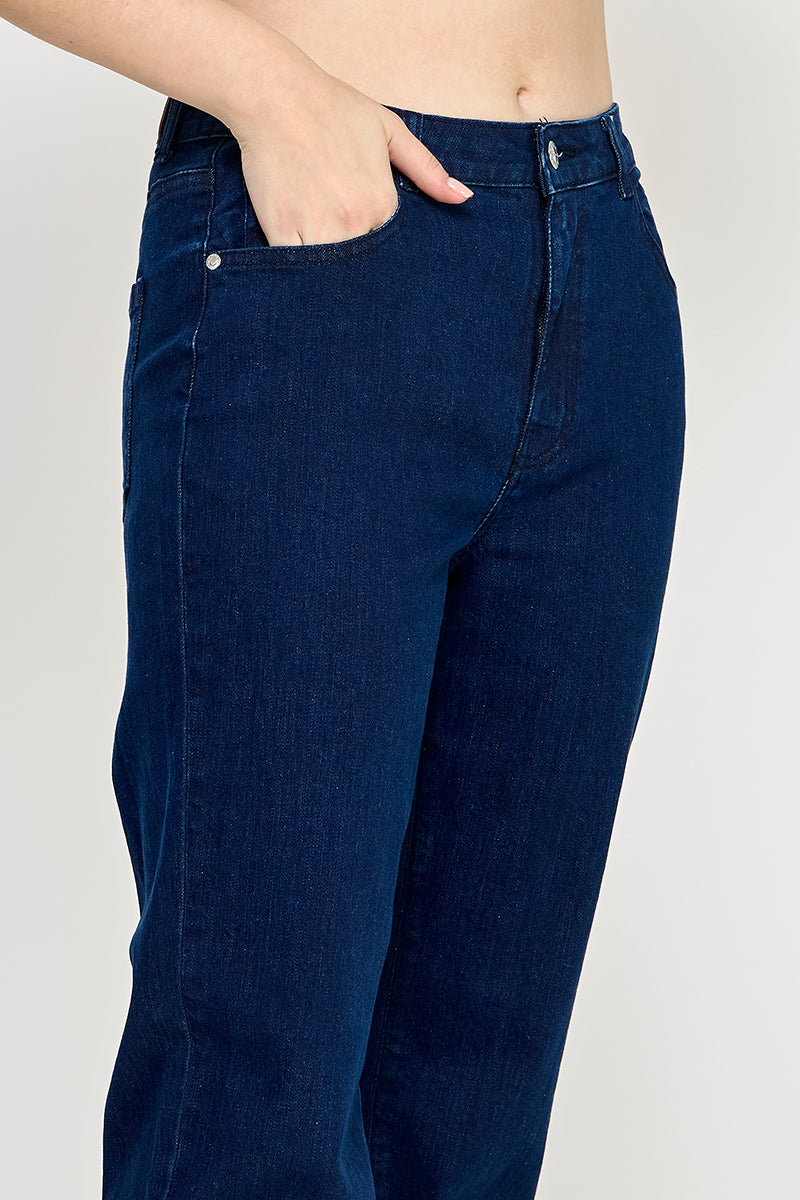 Indigo Blue Straight Jeans