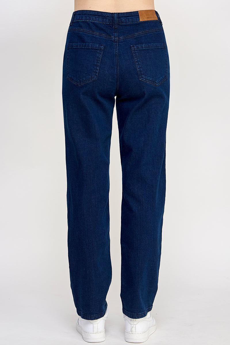 Indigo Blue Straight Jeans