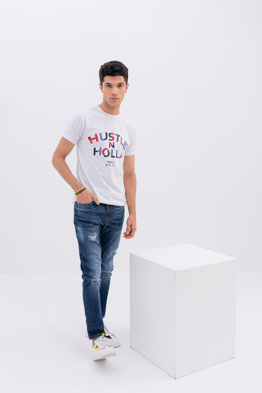 White Regular Fit T-shirt