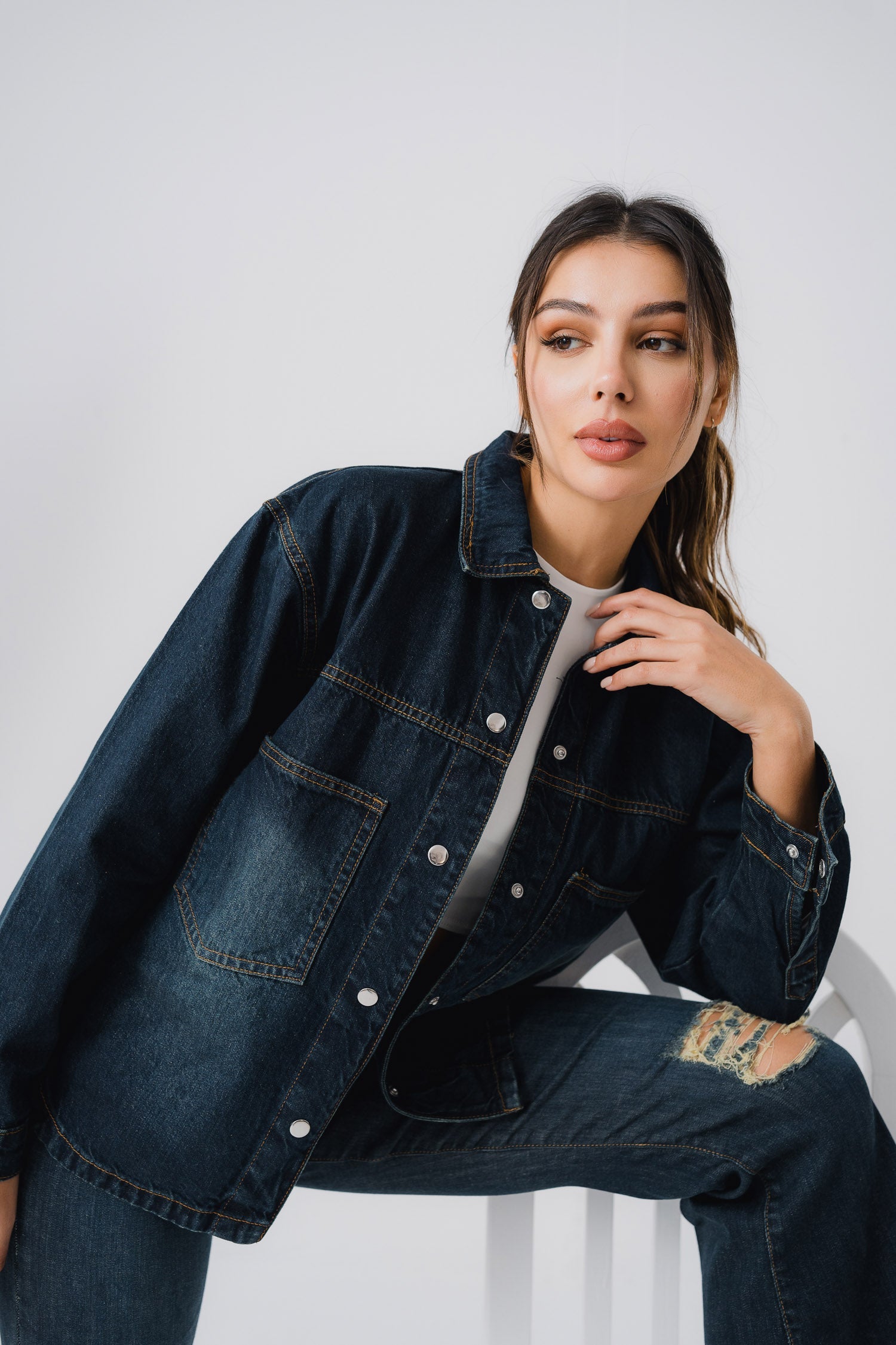 Vintage Wash Denim Shirt