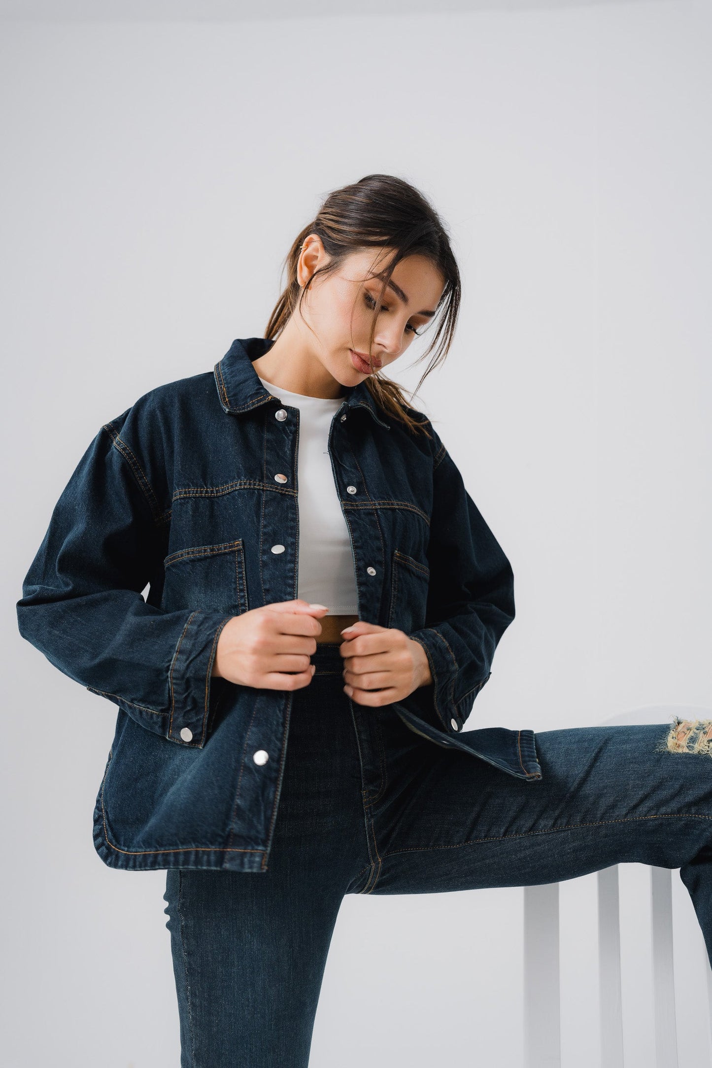 Vintage Wash Denim Shirt