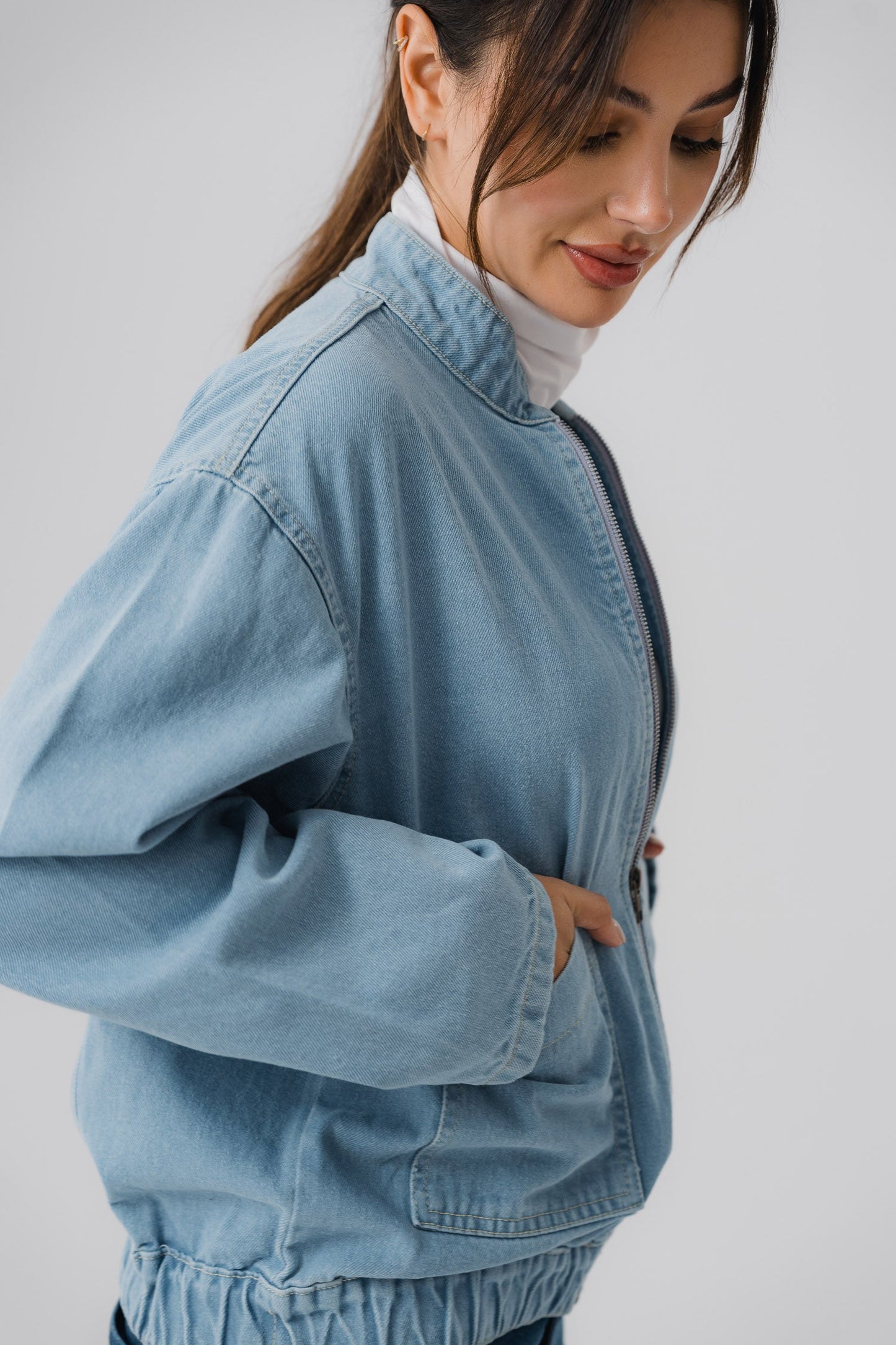 Original Denim Zipper Jacket