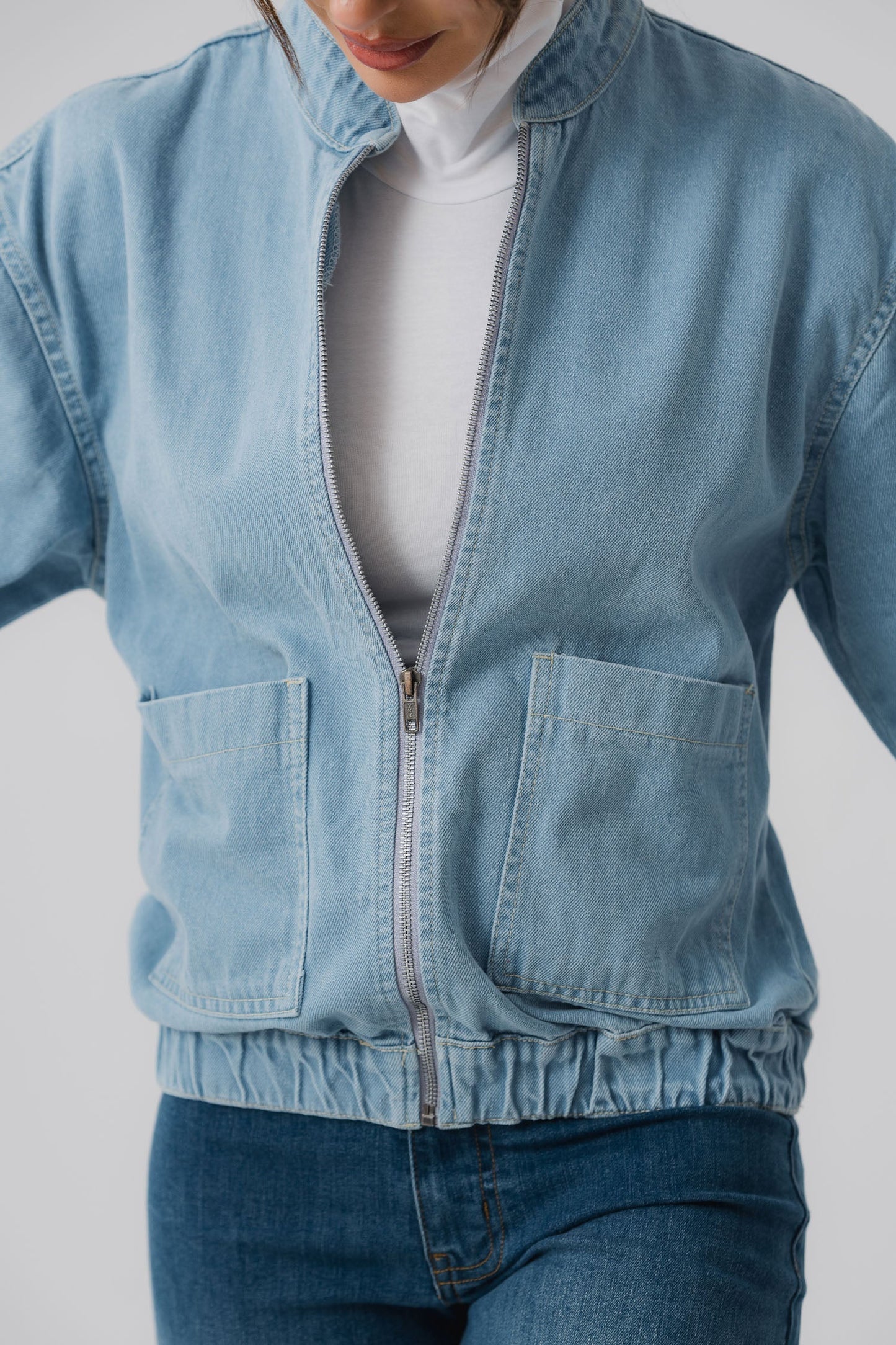 Original Denim Zipper Jacket