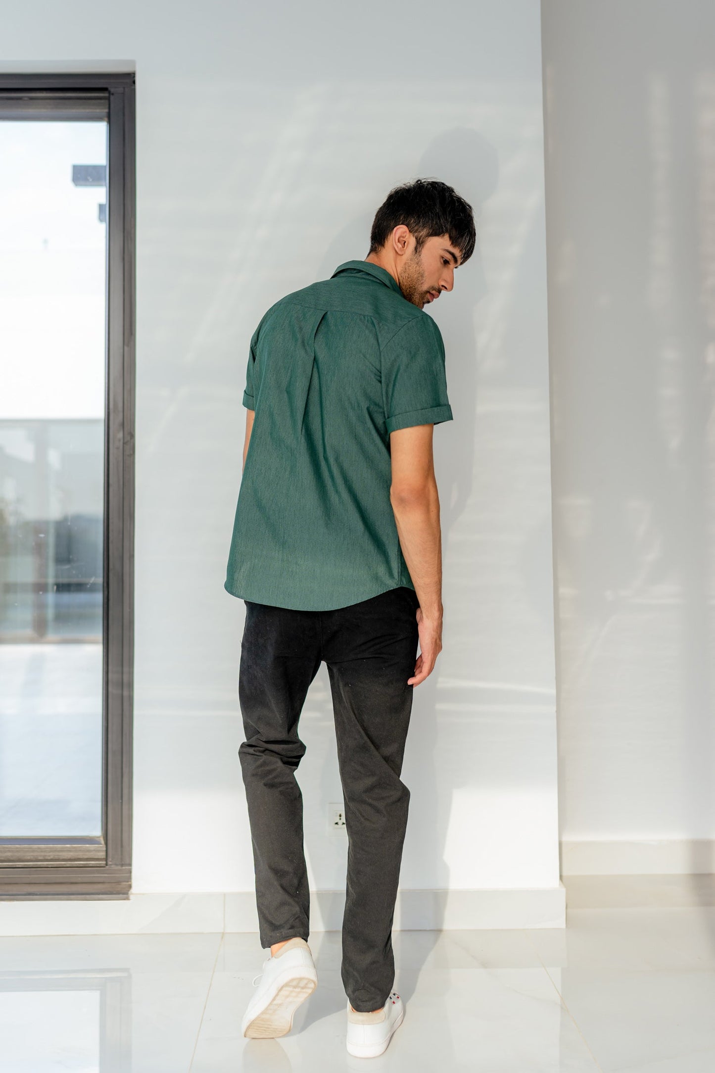 Green Button down Shirt